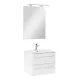 Mobilier complet de baie Vario Clam 60 alb-alb
