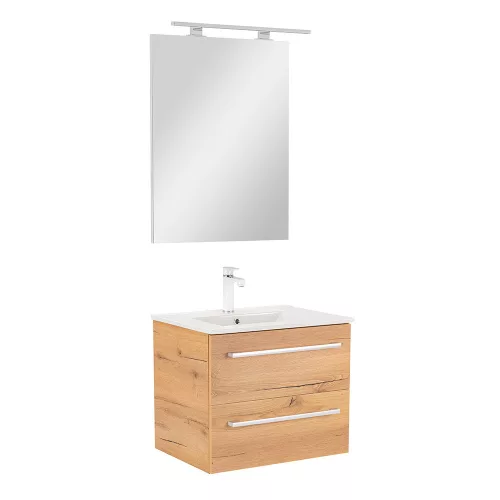 Mobilier complet de baie Vario Clam 60 stejar-stejar