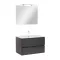 Mobilier complet de baie Vario Forte 80 antracit-antracit