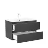 Mobilier complet de baie Vario Forte 80 antracit-antracit