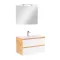 Mobilier complet de baie Vario Forte 80 stejar-alb