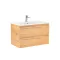 Dulap inferior Vario Forte 80 cu lavoar stejar-stejar