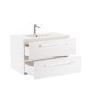 Mobilier complet de baie Vario Clam 80 alb-alb