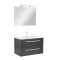 Mobilier complet de baie Vario Clam 80 antracit-antracit