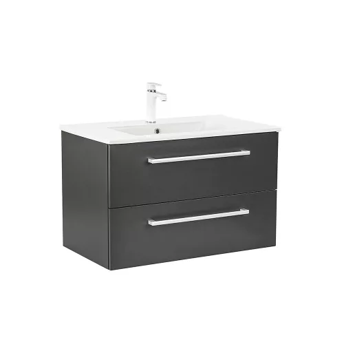 Dulap inferior Vario Clam 80 cu lavoar antracit-antracit