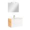 Mobilier complet de baie Vario Clam 80 stejar-alb