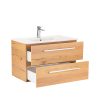 Mobilier complet de baie Vario Clam 80 stejar-stejar