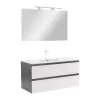 Mobilier complet de baie Vario Forte 100 antracit-alb