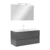 Mobilier complet de baie Vario Forte 100 antracit-antracit