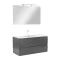 Mobilier complet de baie Vario Forte 100 antracit-antracit