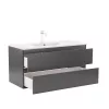 Mobilier complet de baie Vario Forte 100 antracit-antracit