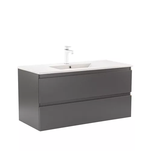 Dulap inferior Vario Forte 100 cu lavoar antracit-antracit