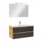 Mobilier complet de baie Vario Forte 100 stejar-antracit