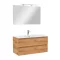 Mobilier complet de baie Vario Forte 100 stejar-stejar