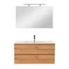 Mobilier complet de baie Vario Forte 100 stejar-stejar