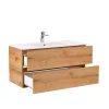 Mobilier complet de baie Vario Forte 100 stejar-stejar