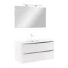 Mobilier complet de baie Vario Trim 100 alb-alb