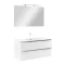 Mobilier complet de baie Vario Trim 100 alb-alb