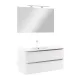 Mobilier complet de baie Vario Trim 100 alb-alb
