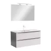 Mobilier complet de baie Vario Trim 100 antracit-alb