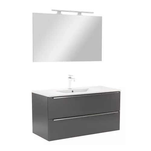 Mobilier complet de baie Vario Trim 100 antracit-antracit