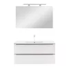Mobilier complet de baie Vario Trim 100 stejar-alb
