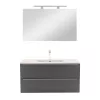 Mobilier complet de baie Vario Trim 100 stejar-antracit