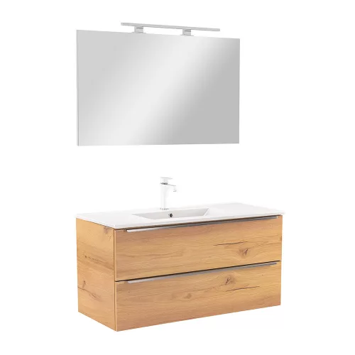 Mobilier complet de baie Vario Trim 100 stejar-stejar
