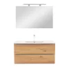 Mobilier complet de baie Vario Trim 100 stejar-stejar