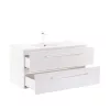Mobilier complet de baie Vario Clam 100 alb-alb