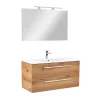Mobilier complet de baie Vario Clam 100 stejar-stejar