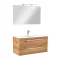 Mobilier complet de baie Vario Clam 100 stejar-stejar