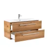Mobilier complet de baie Vario Clam 100 stejar-stejar