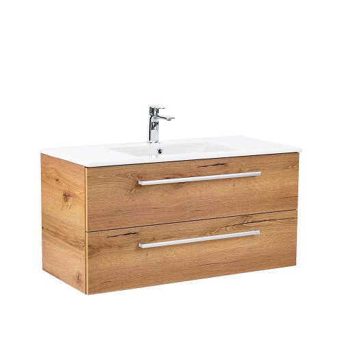 Dulap inferior Vario Clam 100 cu lavoar stejar-stejar