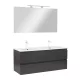 Mobilier complet de baie Vario Forte 120 antracit-antracit