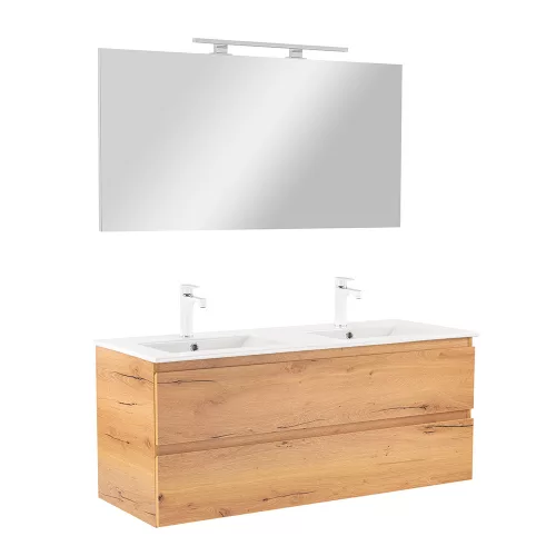Mobilier complet de baie Vario Forte 120 stejar-stejar