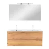 Mobilier complet de baie Vario Forte 120 stejar-stejar