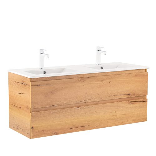 Dulap inferior Vario Forte 120 cu lavoar stejar-stejar