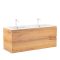 Dulap inferior Vario Forte 120 cu lavoar stejar-stejar