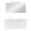 Mobilier complet de baie Vario Clam 120 alb-alb