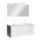 Mobilier complet de baie Vario Clam 120 antracit-alb