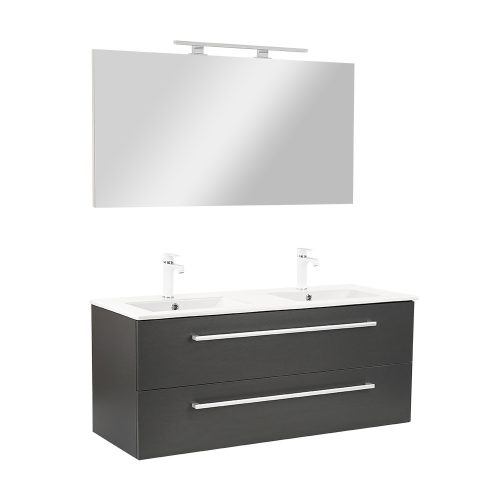 Mobilier complet de baie Vario Clam 120 antracit-antracit