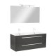 Mobilier complet de baie Vario Clam 120 antracit-antracit