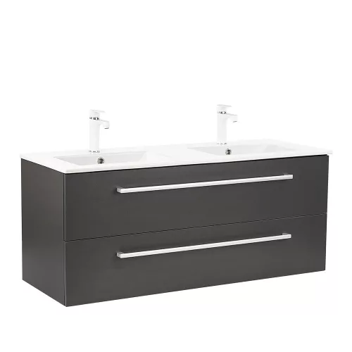 Dulap inferior Vario Clam 120 cu lavoar antracit-antracit