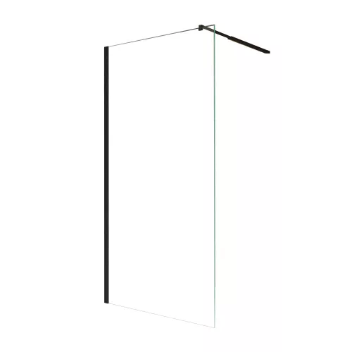 Cabina de dus River walk-in 80x190 cm neagra