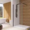 Cabina de dus River walk-in 80x190 cm neagra