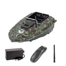 Barca momeala X1 cu ejectie spate, camuflaj verde