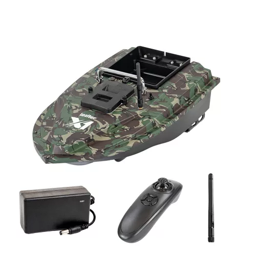 Barca momeala X1 cu ejectie spate, camuflaj verde