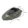 Barca momeala X1 cu ejectie spate, camuflaj verde
