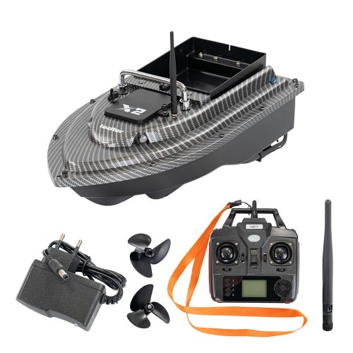 Barca cu momeli X2 GPS, ejector spate din carbon